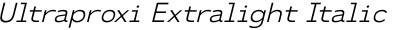 Ultraproxi Extralight Italic